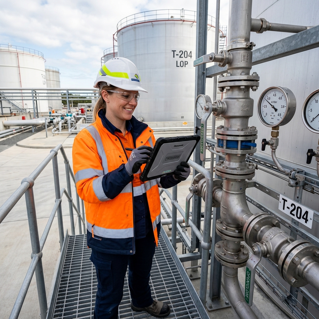 Safety Inspector at Tank Terminal